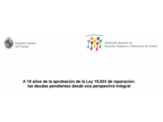 Seminario: Las deudas pendientes a 10 años de la aprobación de la ley 18.033 